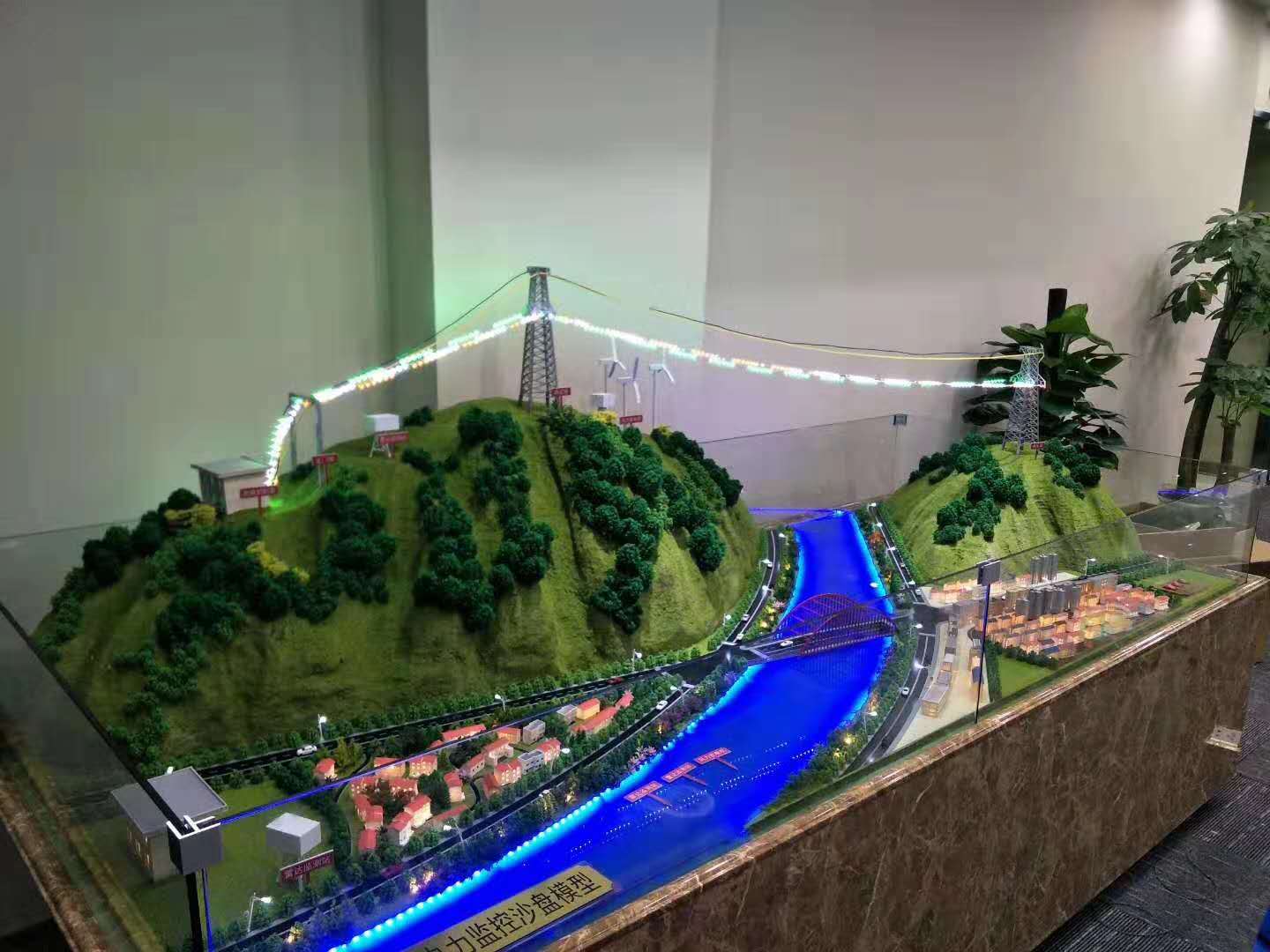 武漢某電力單位：在線電力監(jiān)測(cè)沙盤1