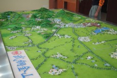 黃石鐵山區(qū)礦業(yè)展示沙盤