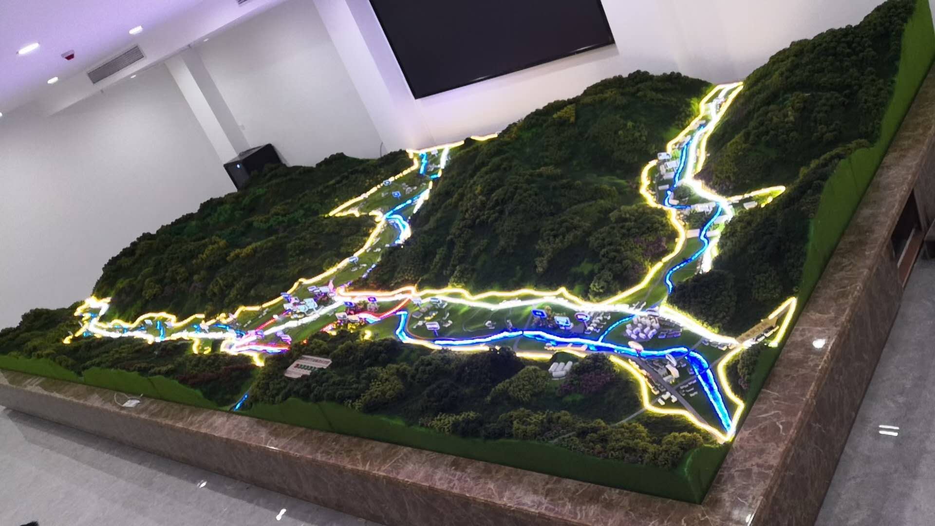 恩施來(lái)鳳農(nóng)園展示沙盤