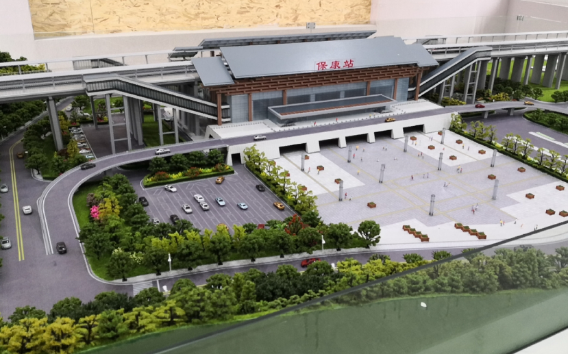 中鐵鄭萬線?？嫡菊故旧潮P模型