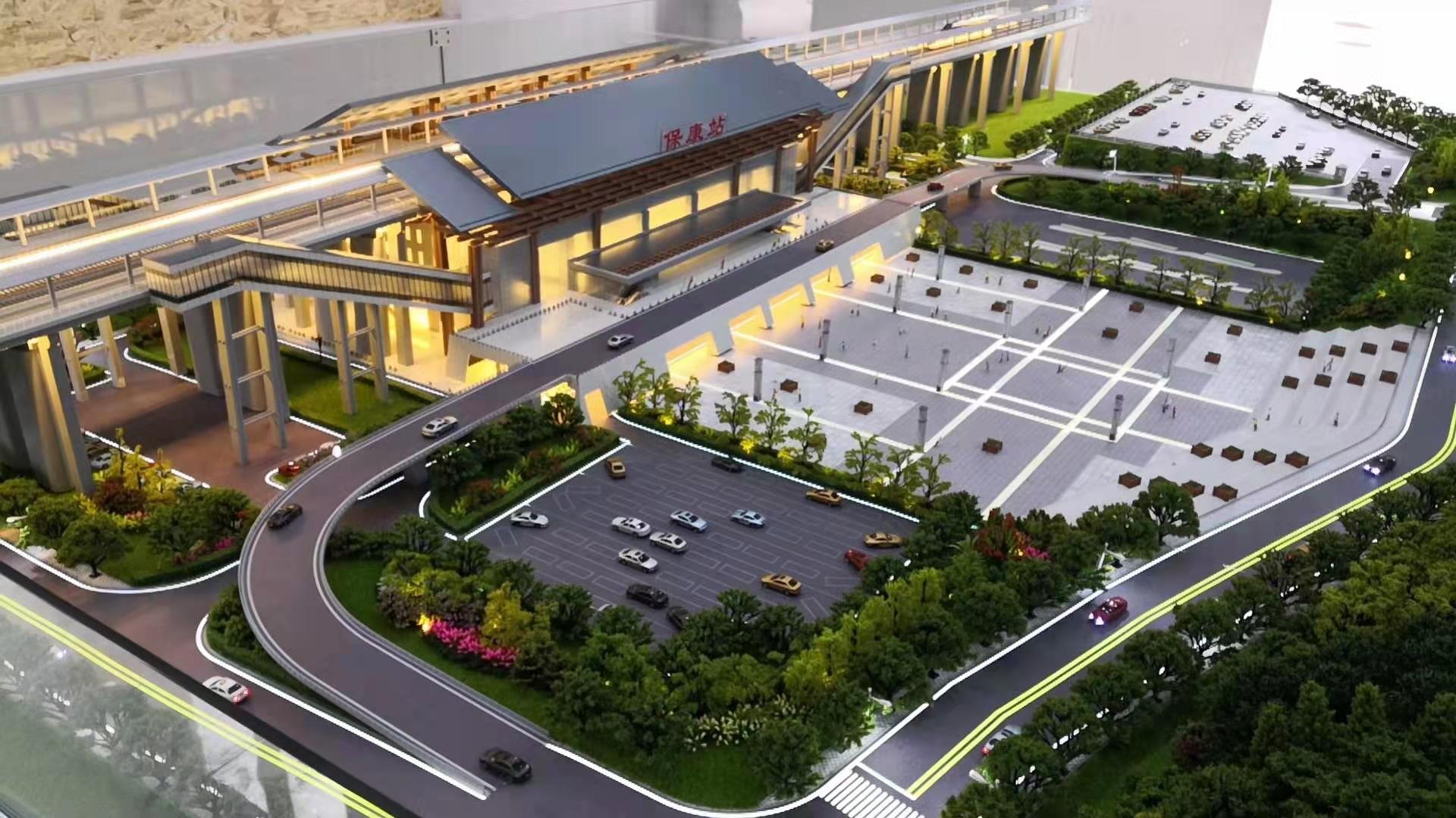 襄陽?？蹈哞F站升降沙盤