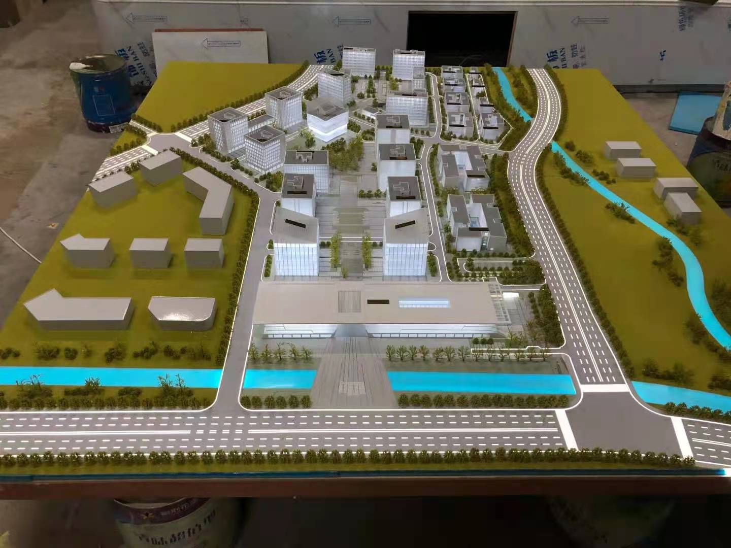 濟南科技館沙盤