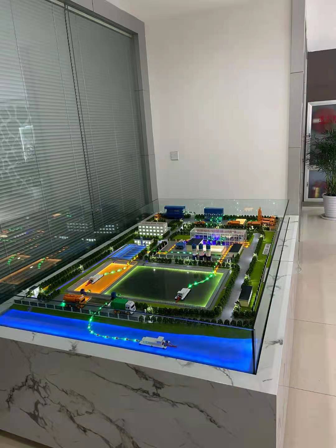 武漢某污水處理演繹沙盤(pán)