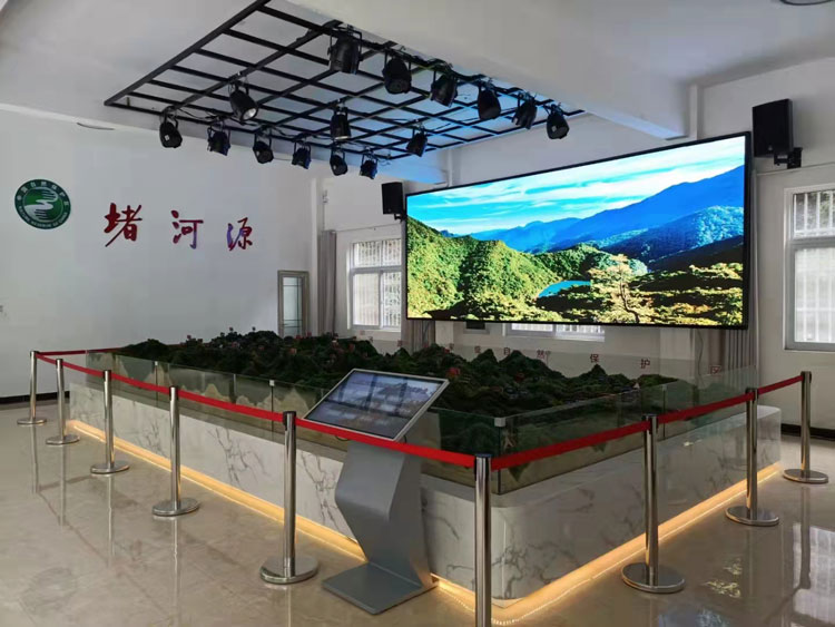 十堰市竹山堵河源自然保護(hù)區(qū)沙盤