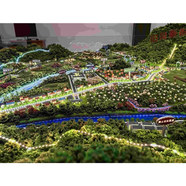 恩施舊司鎮(zhèn)新街村規(guī)劃沙盤