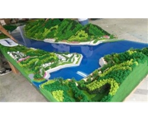 恩施巴東縣庫岸治理展示沙盤