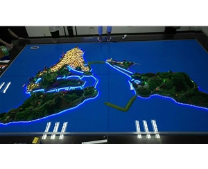 鄂州粱子湖規(guī)劃展示沙盤