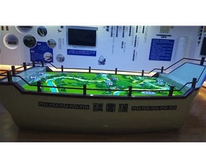荊州海事局展示沙盤