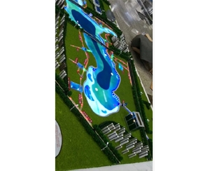 萬家湖污水處理系統(tǒng)電子展示沙盤1