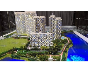 武漢墨水湖  藍(lán)天湖岸項目展示沙盤1