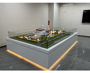 襄陽谷城焚燒發(fā)電廠模型