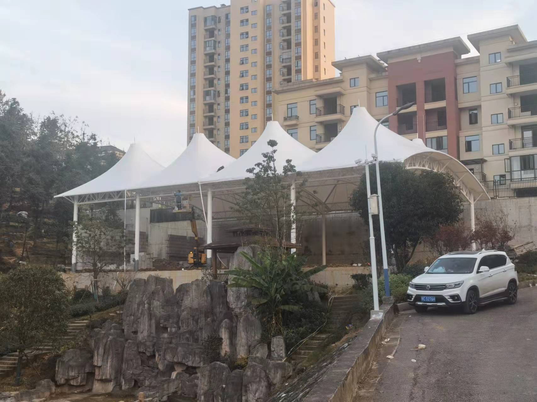 咸寧財政局門球場膜結(jié)構(gòu)建筑工程